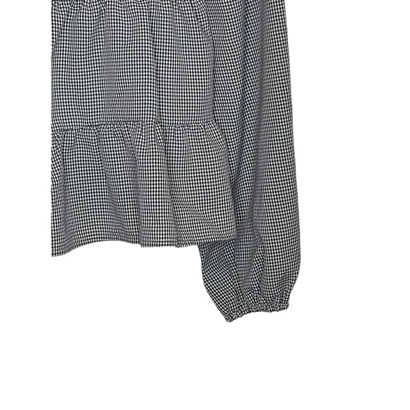 Hyfve Women's Top Square Neck Puff Sleeves Long Sleeve Elastic Wrists Small NWOT - Picture 3 of 10